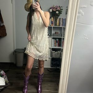 New with tags Cream dress, size extra small cute for a country concert